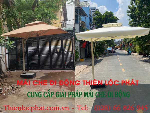 dù che nắng ngoài chợ