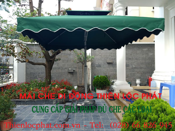 giá dù lệch tâm vuông 2 5m