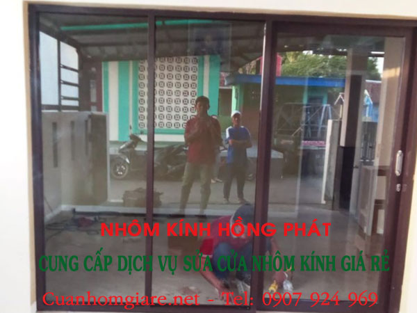 quy trình sửa cửa nhôm kính tphcm