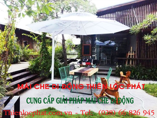 giá dù che nắng ngoài trời