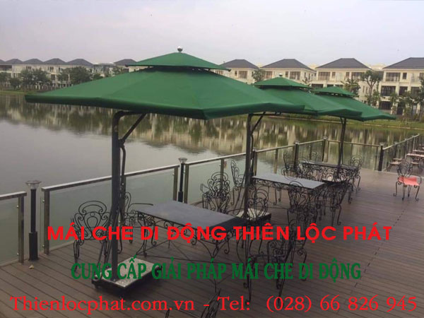 giá dù che nắng ngoài trời