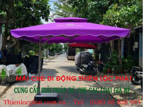 dù lệch tâm vuông 3m