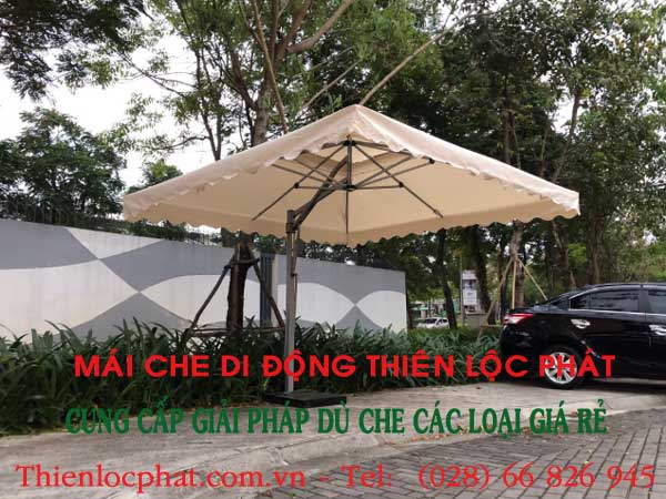 dù lệch tâm vuông 3m