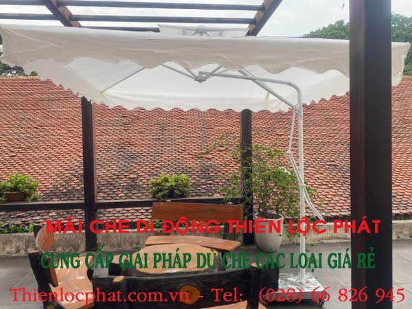 giá dù lệch tâm vuông 3m